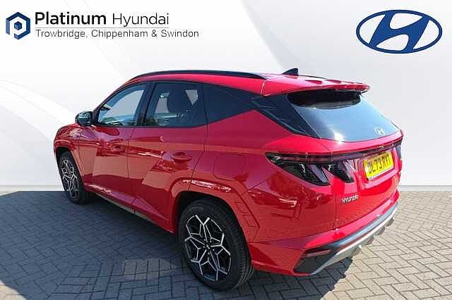 Hyundai TUCSON 1.6 TGDi Plug-in Hybrid N Line 5dr 4WD Auto Engine Red