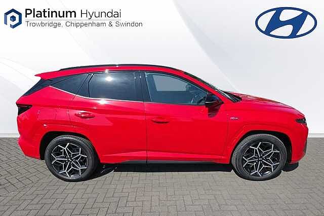 Hyundai TUCSON 1.6 TGDi Plug-in Hybrid N Line 5dr 4WD Auto Engine Red