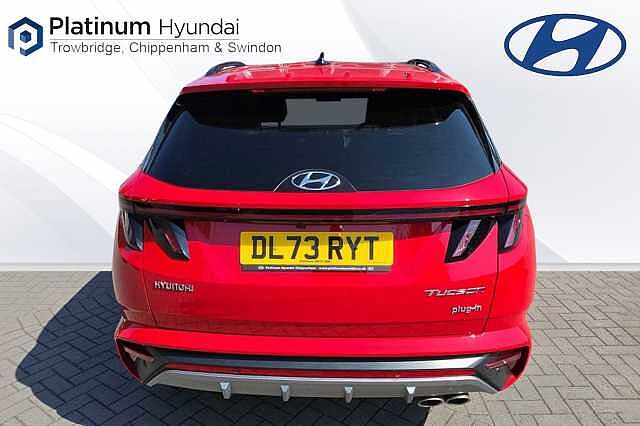 Hyundai TUCSON 1.6 TGDi Plug-in Hybrid N Line 5dr 4WD Auto Engine Red
